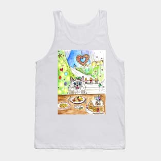 Christmas Cat Tank Top